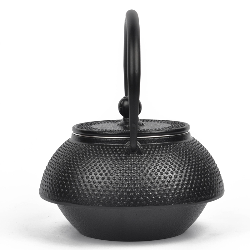 Enamel Coated Cast Iron Tea Kettle Teapot in Black 1000ml Buy enamel